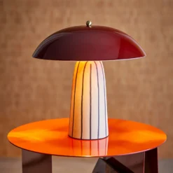 Bloomingville Arvid Tischlampe Bunt