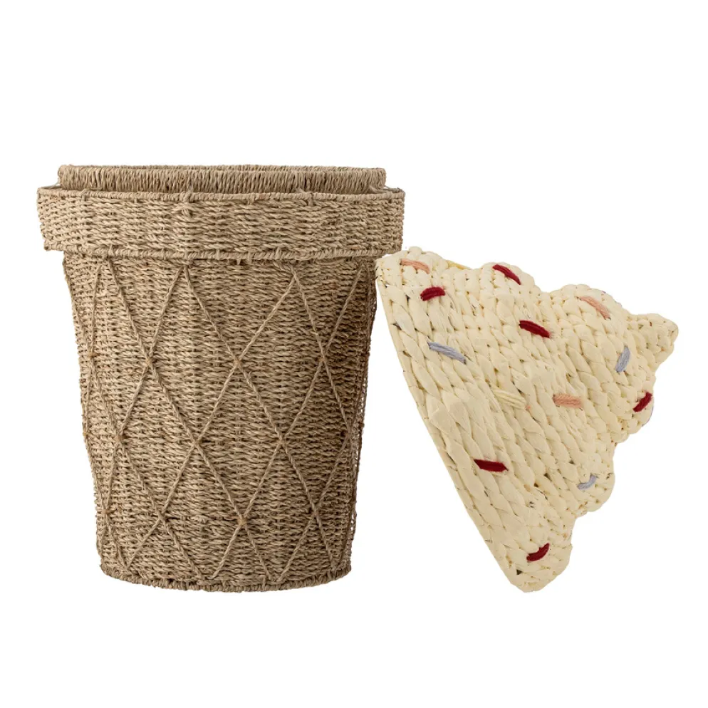 Bloomingville Cillie Korb mit Deckel Eis