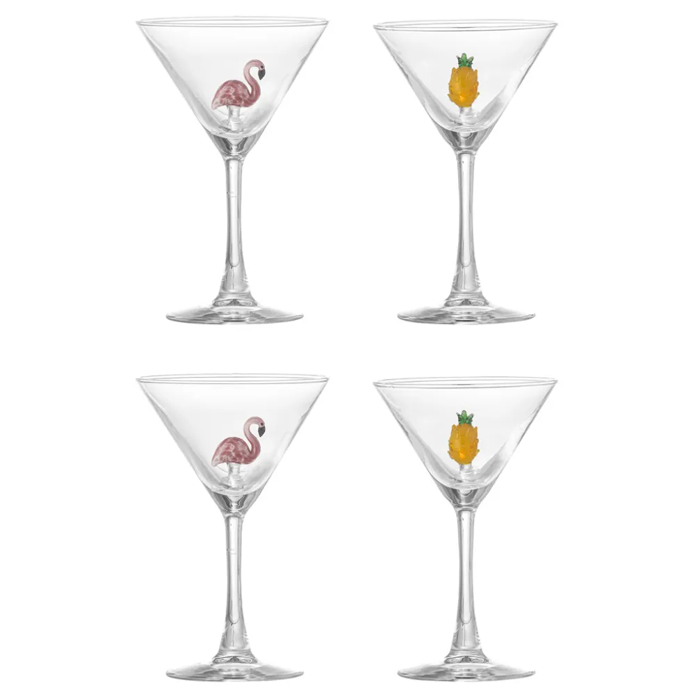 Bloomingville Cocktailglas Misa Klar 4er-Set