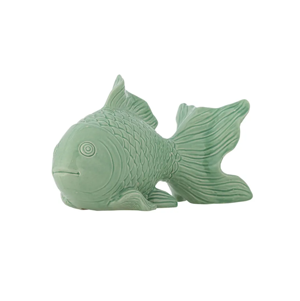 Bloomingville Deko-Figur Fisch Sukey Grün