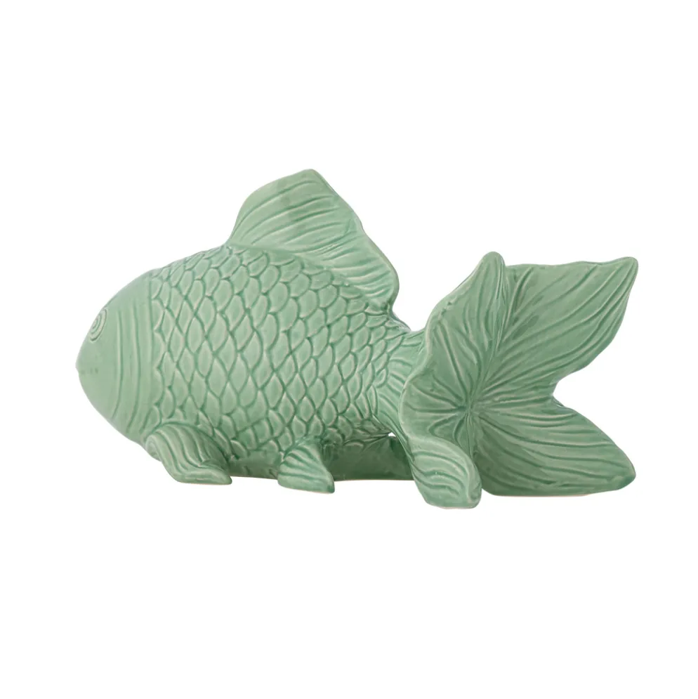 Bloomingville Deko-Figur Fisch Sukey Grün