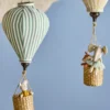 Bloomingville Deko-Mobile Heißluftballon Pomp Gelb