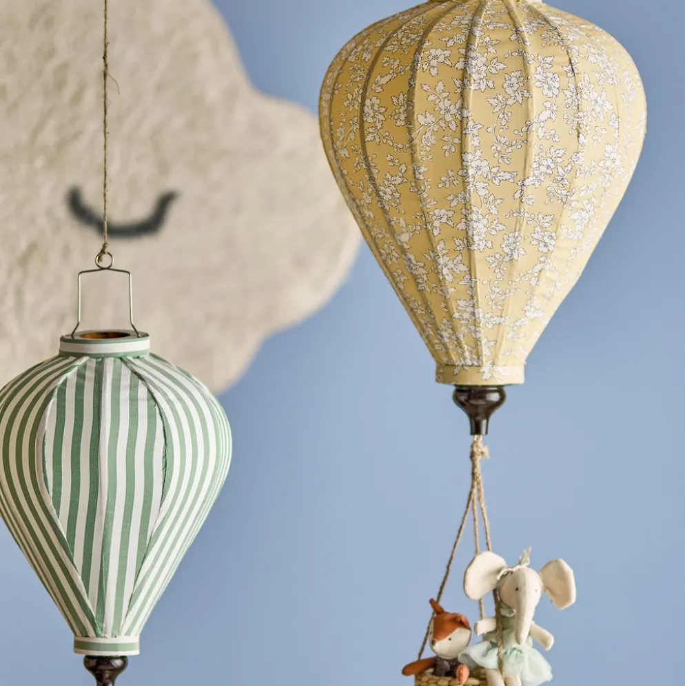 Bloomingville Deko-Mobile Heißluftballon Pomp Gelb