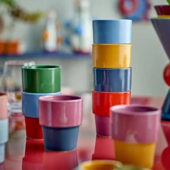 Bloomingville Ewan Becher Bunt 4er-Set