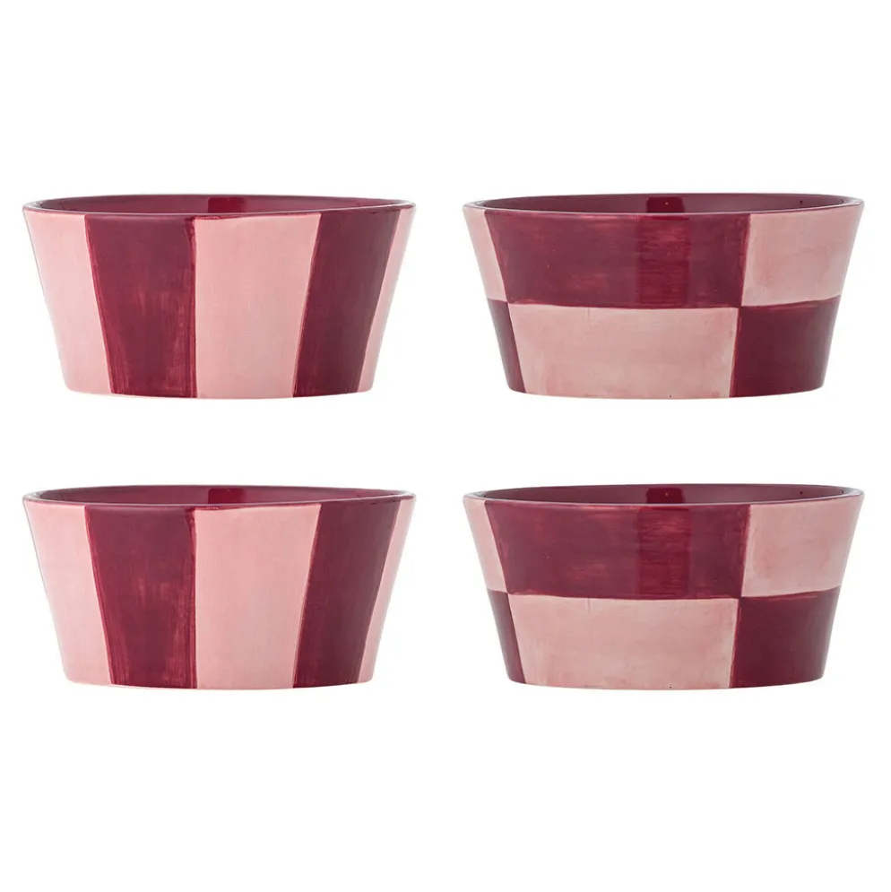 Bloomingville Floki Schale Rose 4er-Set