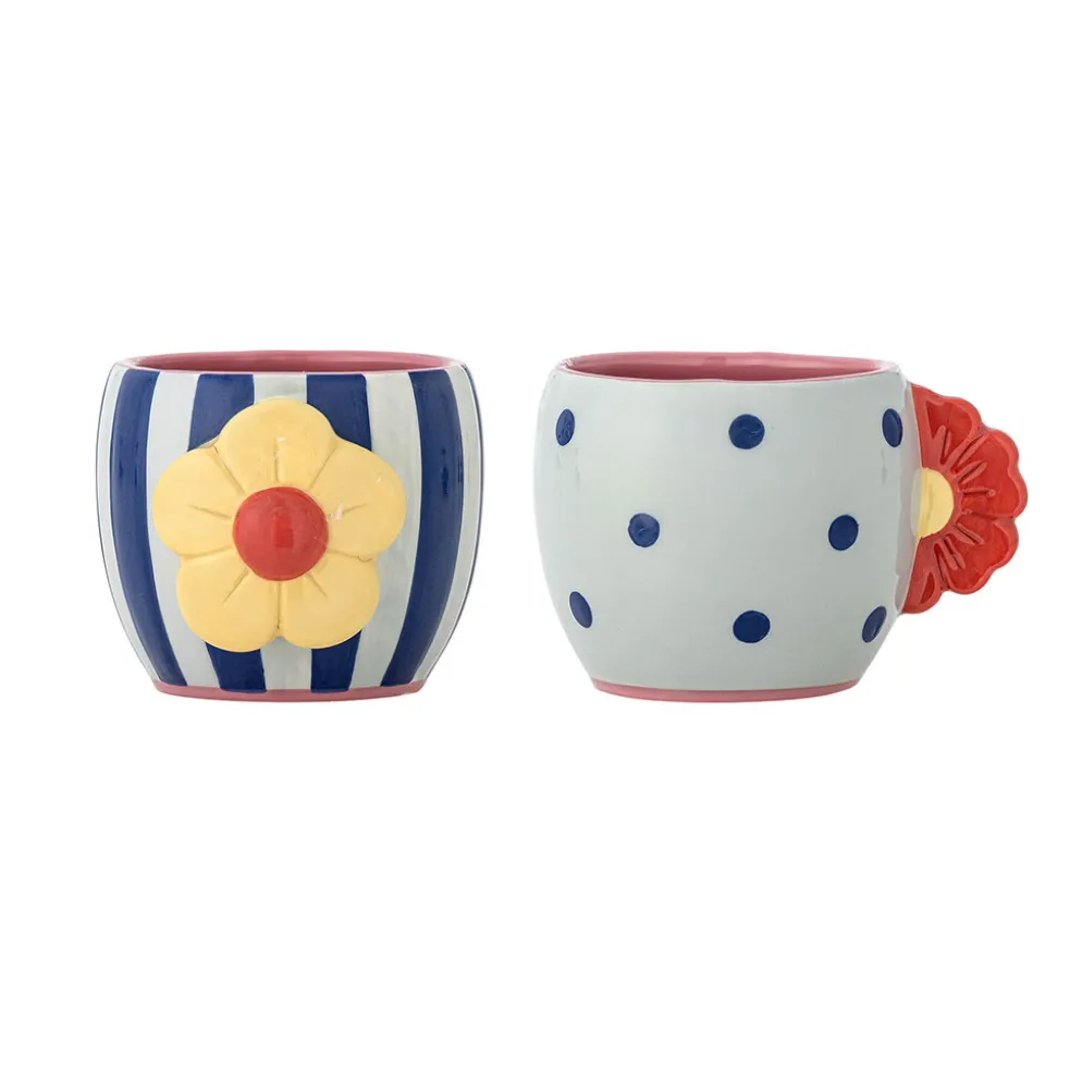 Bloomingville Haisy Tasse Bunt 2er-Set