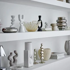 Bloomingville Kerzenhalter Metina Silber