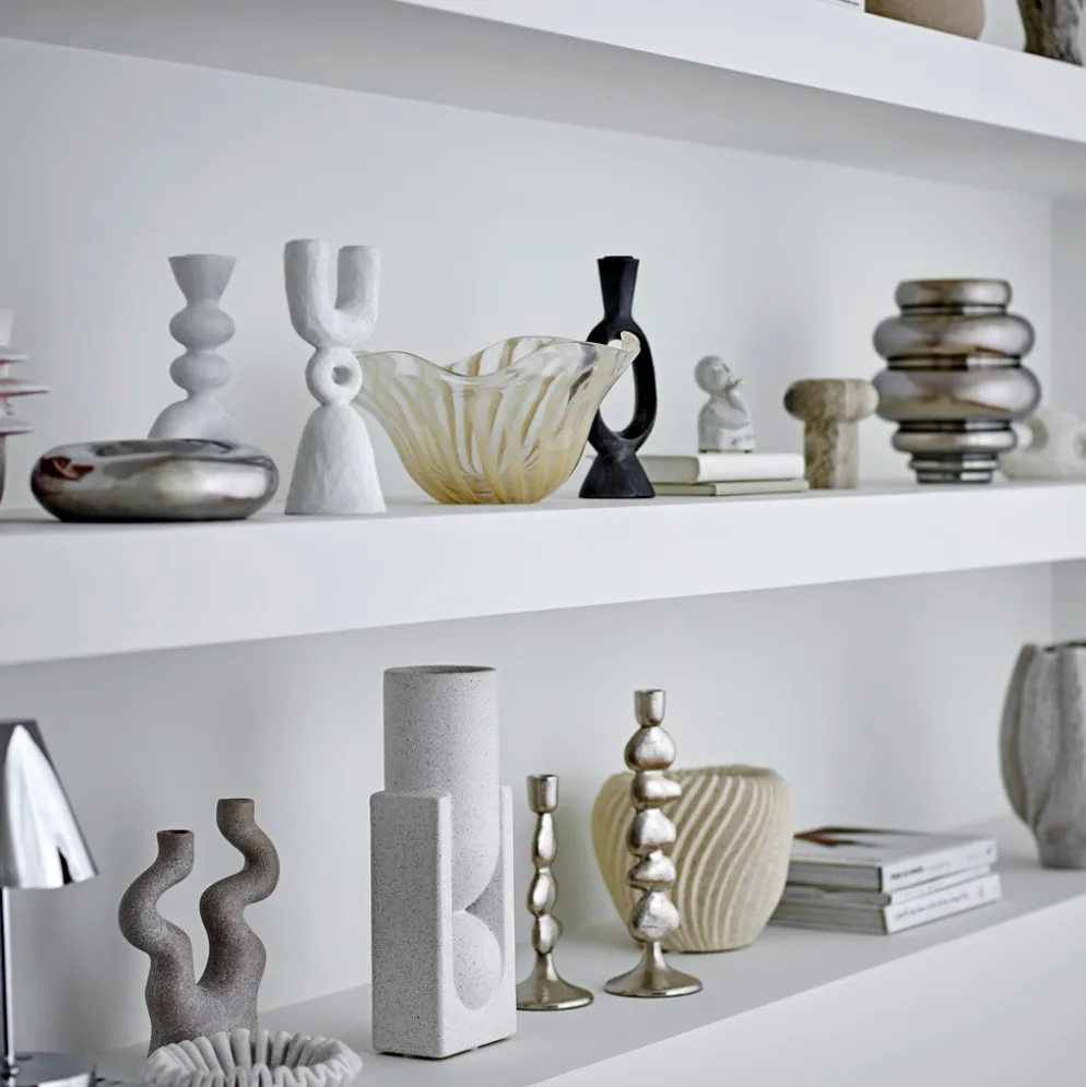 Bloomingville Kerzenhalter Metina Silber