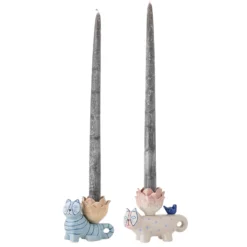 Bloomingville Kerzenhalter Missy Blau 2er-Set