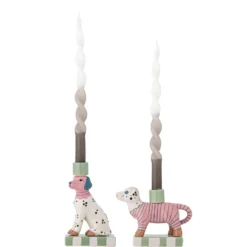 Bloomingville Kerzenhalter Doglie Rose 2er-Set