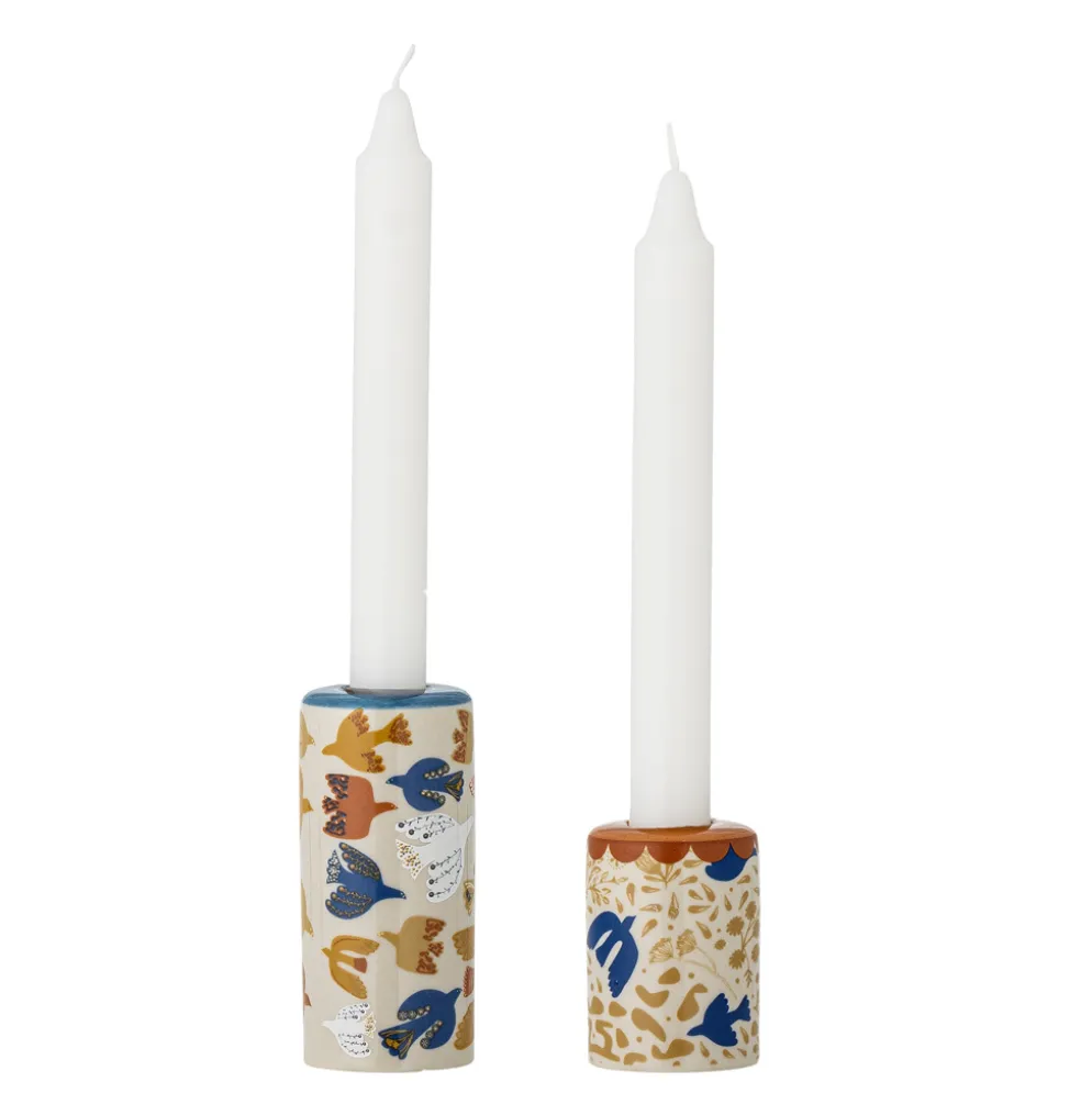Bloomingville Kerzenhalter Anniversary Braun 2er-Set