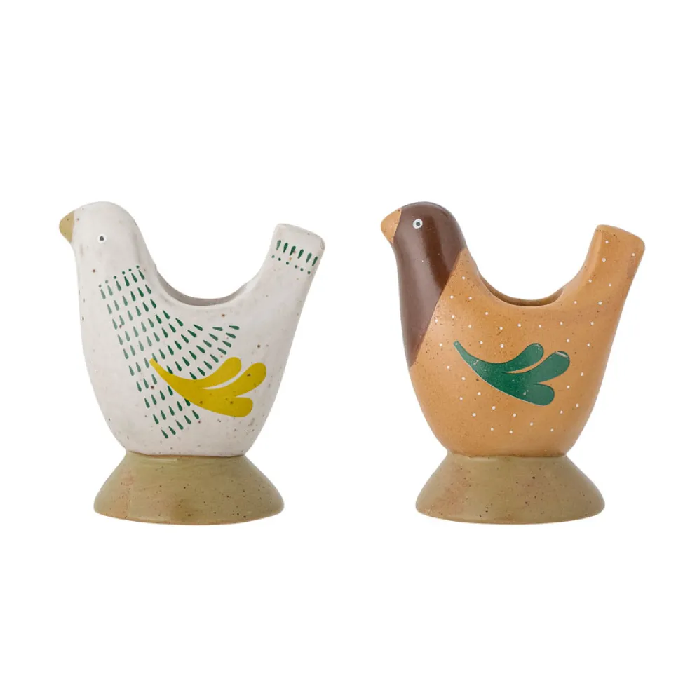 Bloomingville Kerzenständer Reem Braun 2er-Set