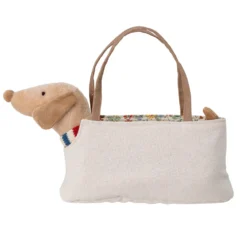 Bloomingville Kuscheltier Hund inkl. Tasche
