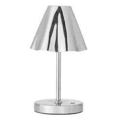 Bloomingville Lampe tragbar & wiederaufladbar Lianna Silber