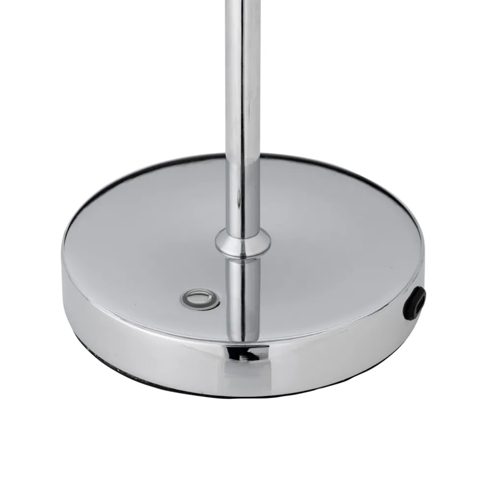 Bloomingville Lampe tragbar & wiederaufladbar Lianna Silber