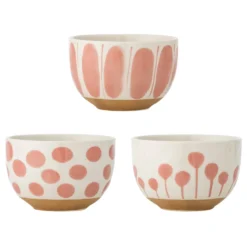 Bloomingville Schale Linora Rose 3er-Set