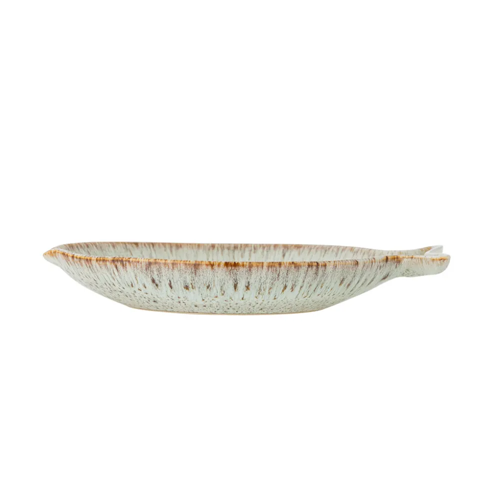 Bloomingville Servierplatte Fisch Fleur Natur
