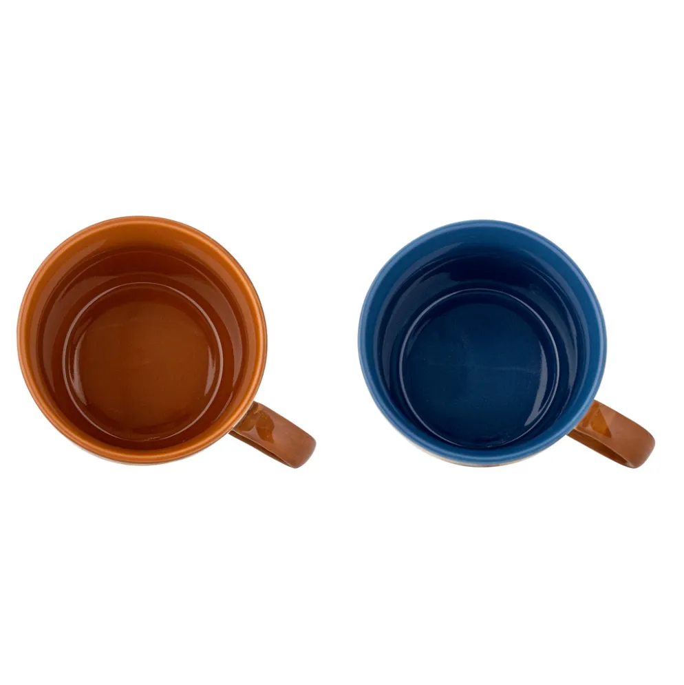 Bloomingville Tasse Anniversary Braun 2er-Set