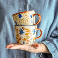 Bloomingville Tasse Anniversary Braun 2er-Set