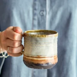 Bloomingville Tasse Deana Braun 4er-Set