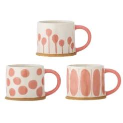 Bloomingville Tasse Linora Rose 3er-Set