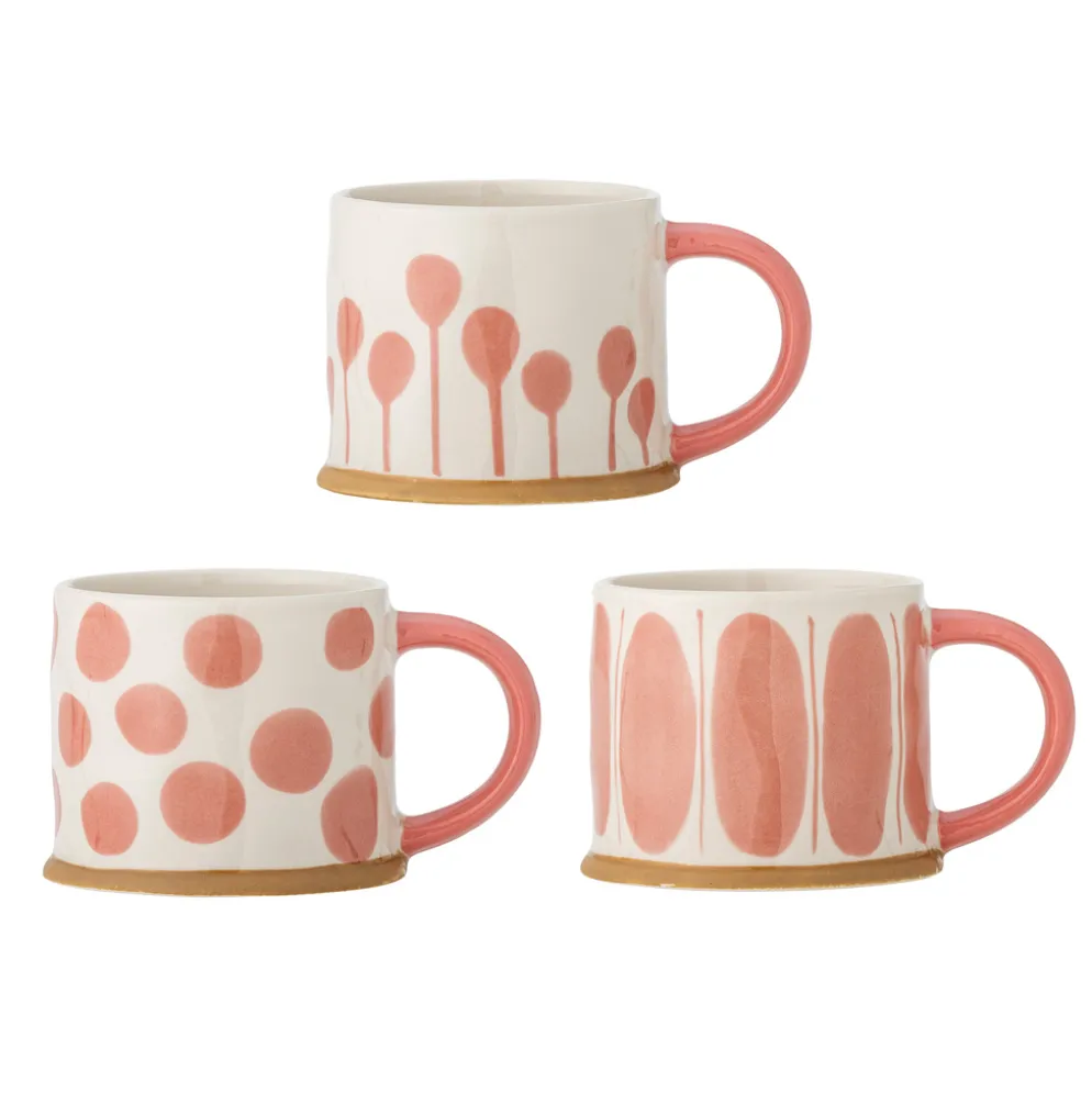 Bloomingville Tasse Linora Rose 3er-Set