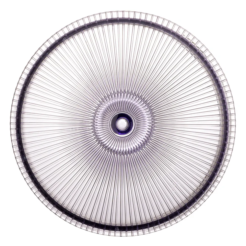 Bloomingville Tortenplatte mit Glocke Tayo Bunt