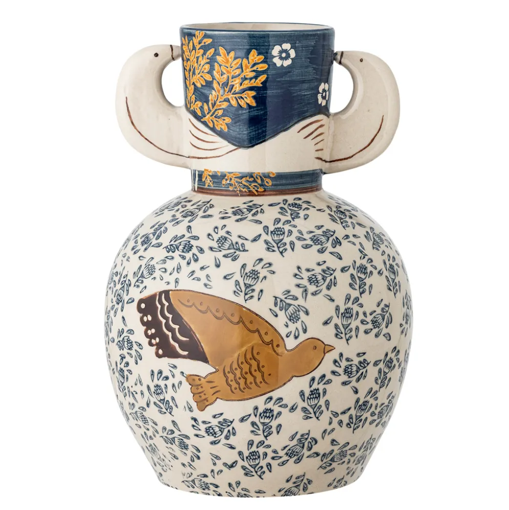Bloomingville Vase Hezha Blue