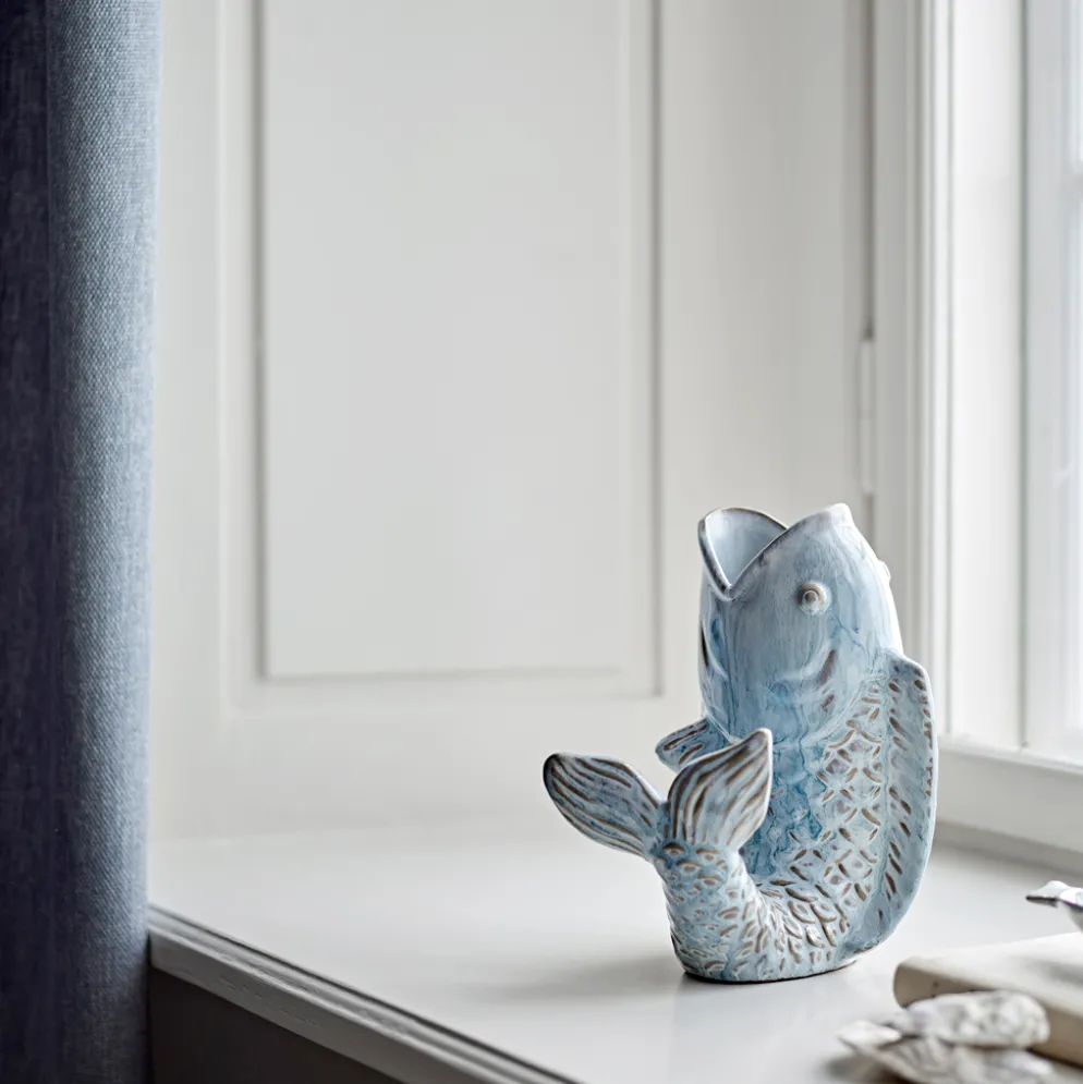 Bloomingville Vase Hiro Blau