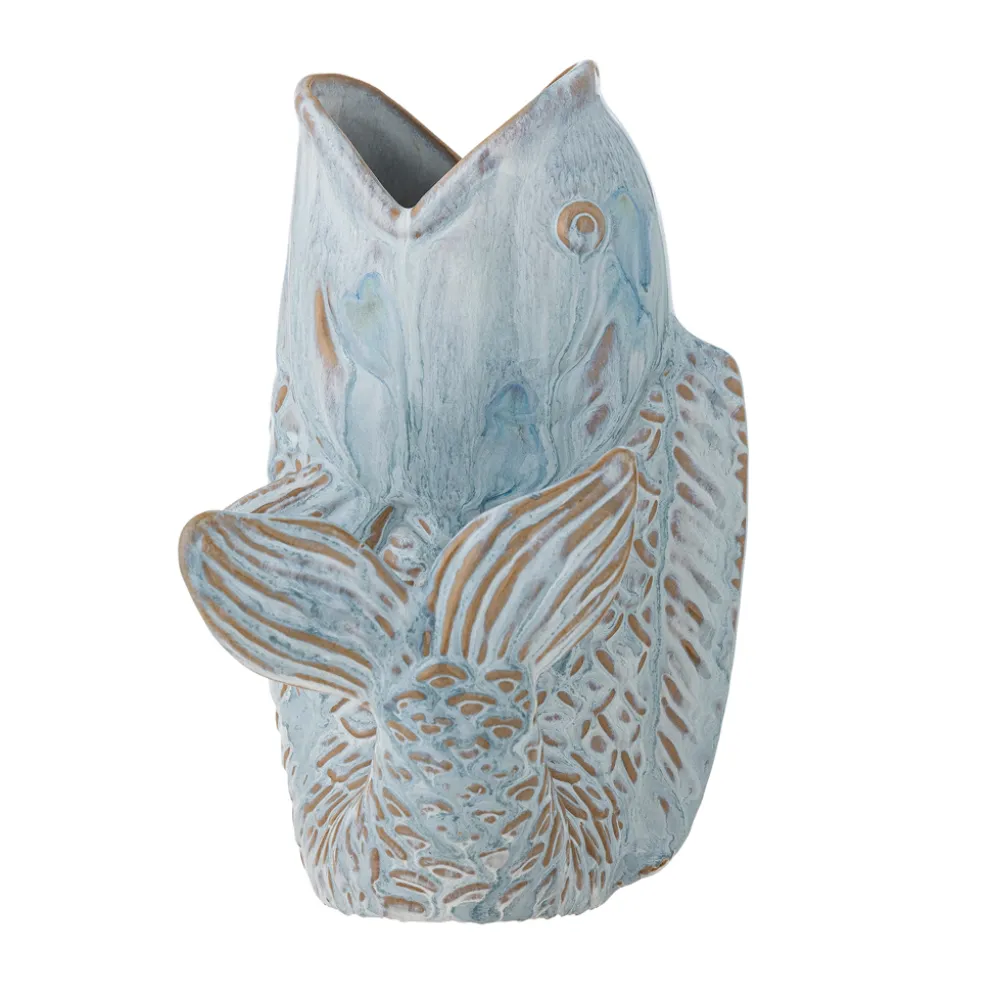 Bloomingville Vase Hiro Blau