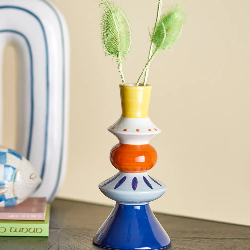 Bloomingville Vase Kairi Blau