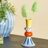 Bloomingville Vase Kairi Gelb