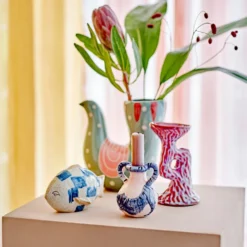 Bloomingville Vase Trudy Grün