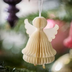 Bungalow Denmark Anhänger Honeycomb Angel Cream 2er-Set
