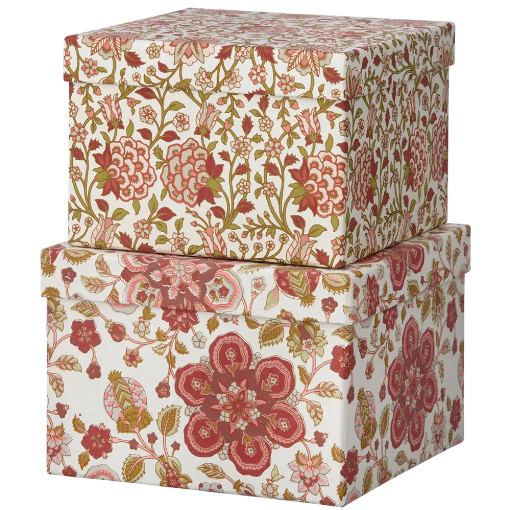 Bungalow Denmark Box Cubic Box M Amara Scarlet 2er-Set