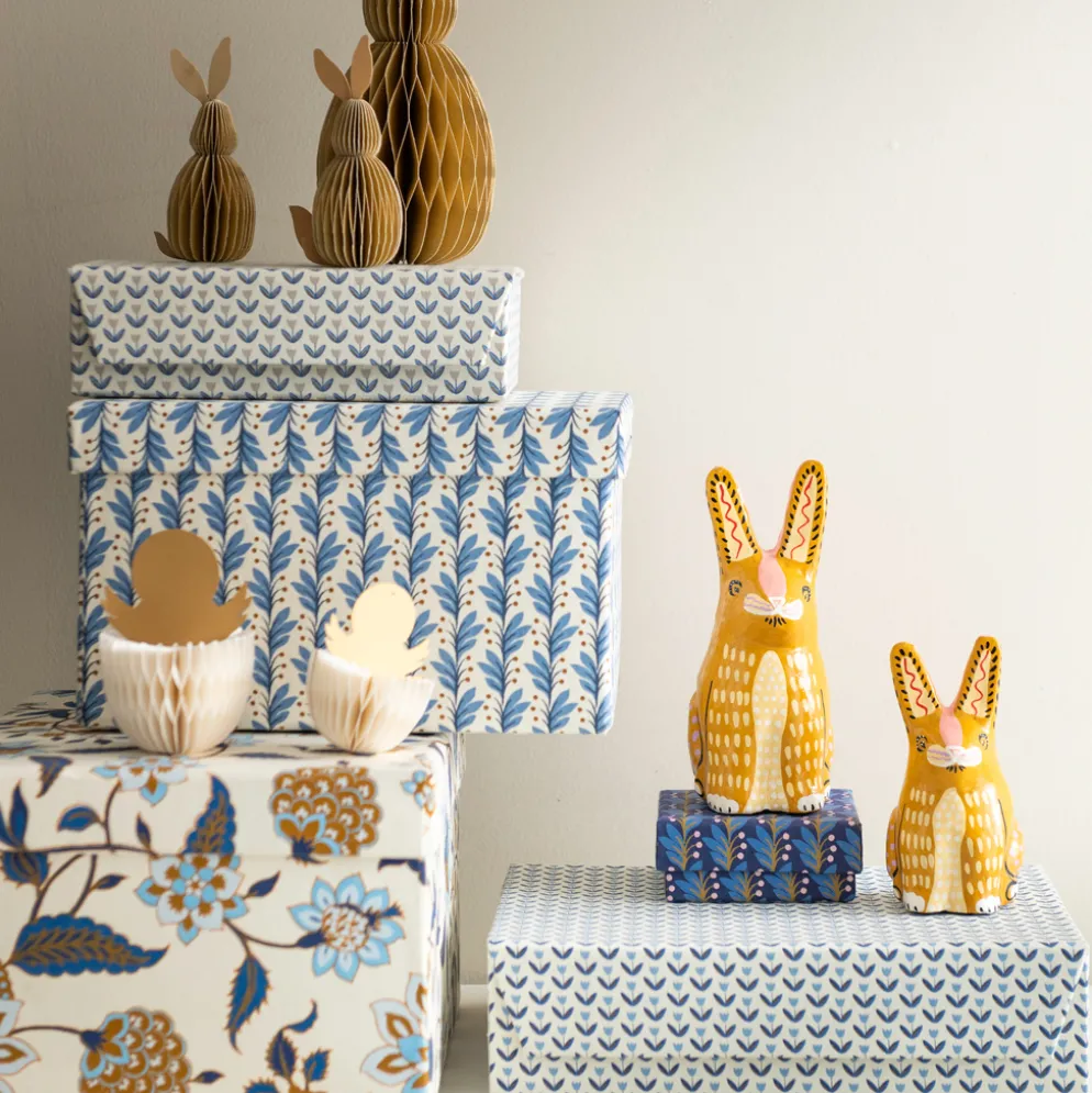 Bungalow Denmark Box länglich S Naya Indigo 2er-Set