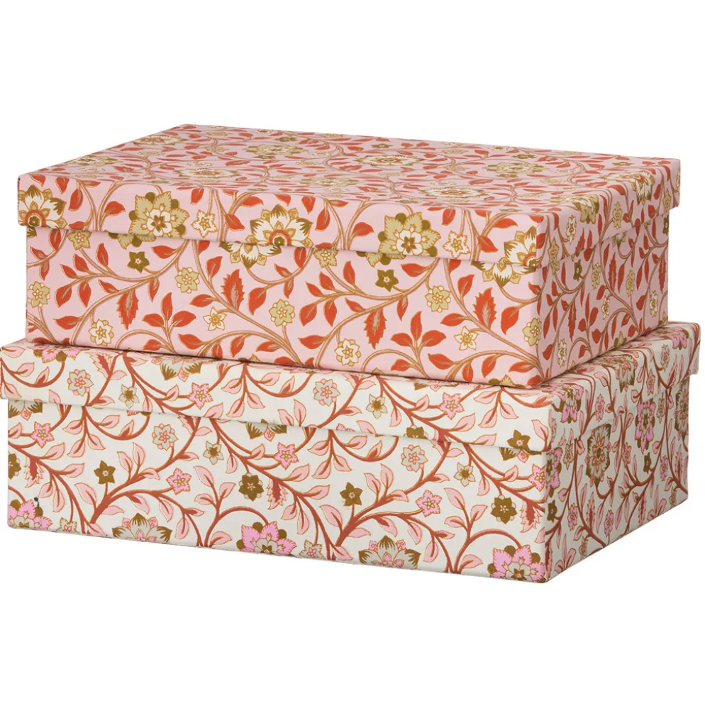 Bungalow Denmark Box länglich L Roja Rose 2er-Set