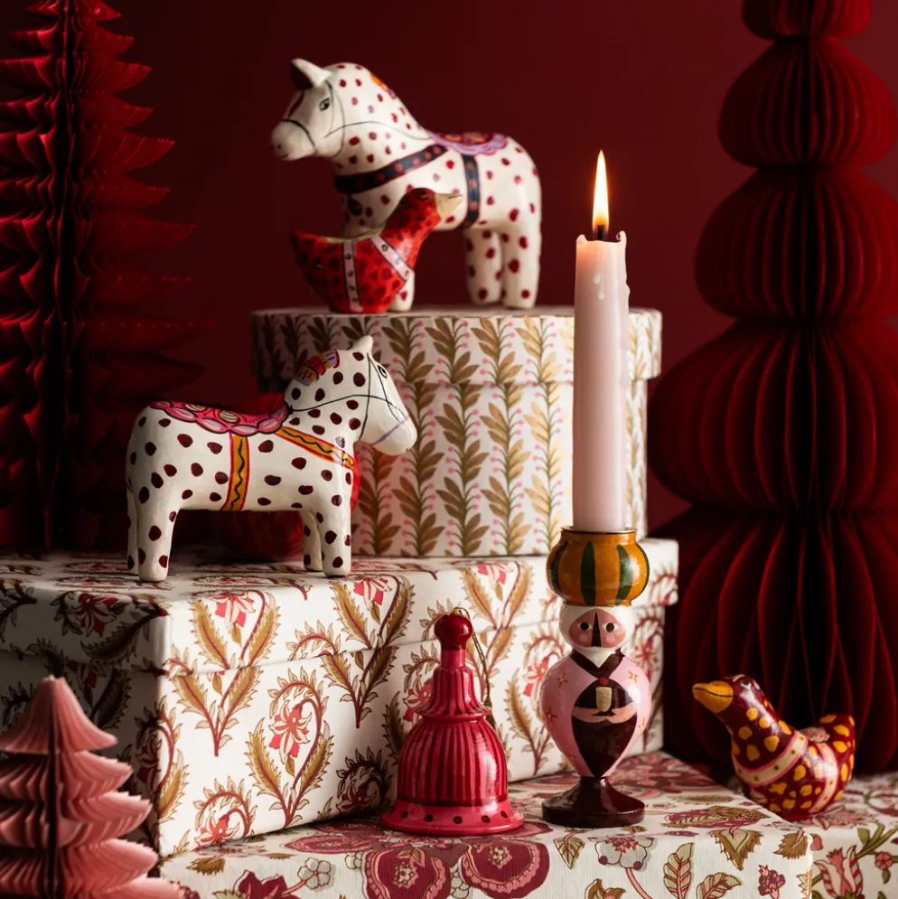Bungalow Denmark Box rund Naya Scarlet 3er-Set