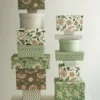Bungalow Denmark Box rund Naya Fern 3er-Set