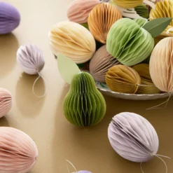 Bungalow Denmark Dekoanhänger Ei Swirl Lilac S 2er-Set