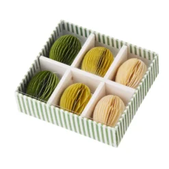 Bungalow Denmark Dekoanhänger Ei Swirl Ivy XS 6er-Set