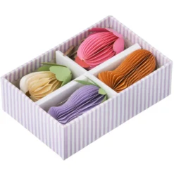 Bungalow Denmark Deko-Anhänger Flowers Flamingo 4er-Set