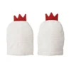 Bungalow Denmark Eierwärmer Chickens White 2er-Set
