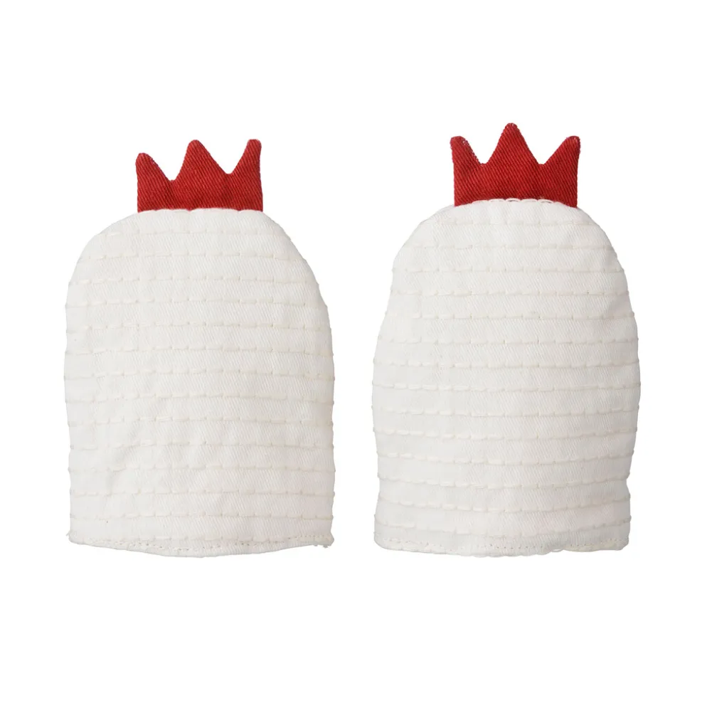 Bungalow Denmark Eierwärmer Chickens White 2er-Set