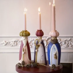Bungalow Denmark Kerzenhalter Heilige Drei Könige Ruby 3-teilig