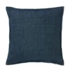 Bungalow Denmark Kissenhülle 50x50cm Leinen Midnight