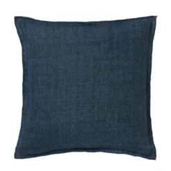 Bungalow Denmark Kissenhülle 50x50cm Leinen Midnight