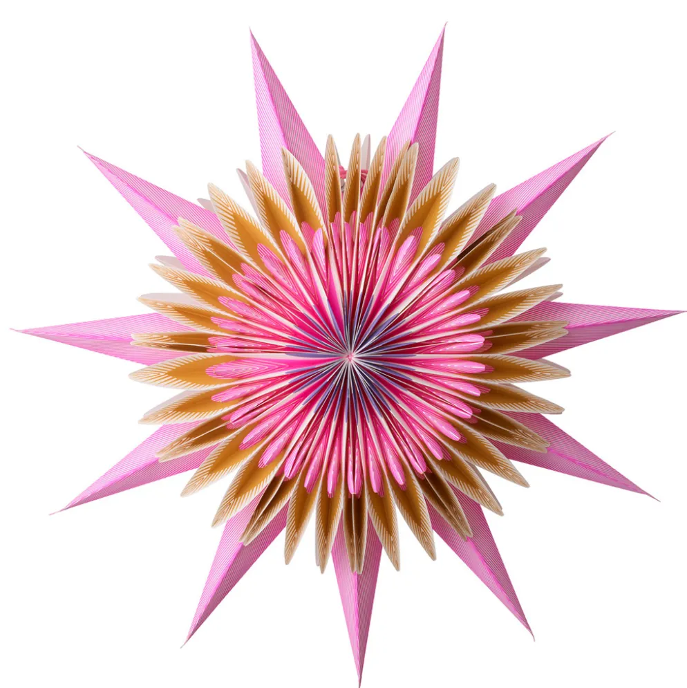 Bungalow Denmark Papierstern Equinox Fuchsia 70cm