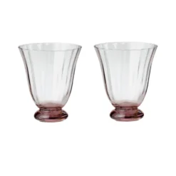 Bungalow Denmark Wasserglas Trellis Blush 2er-Set