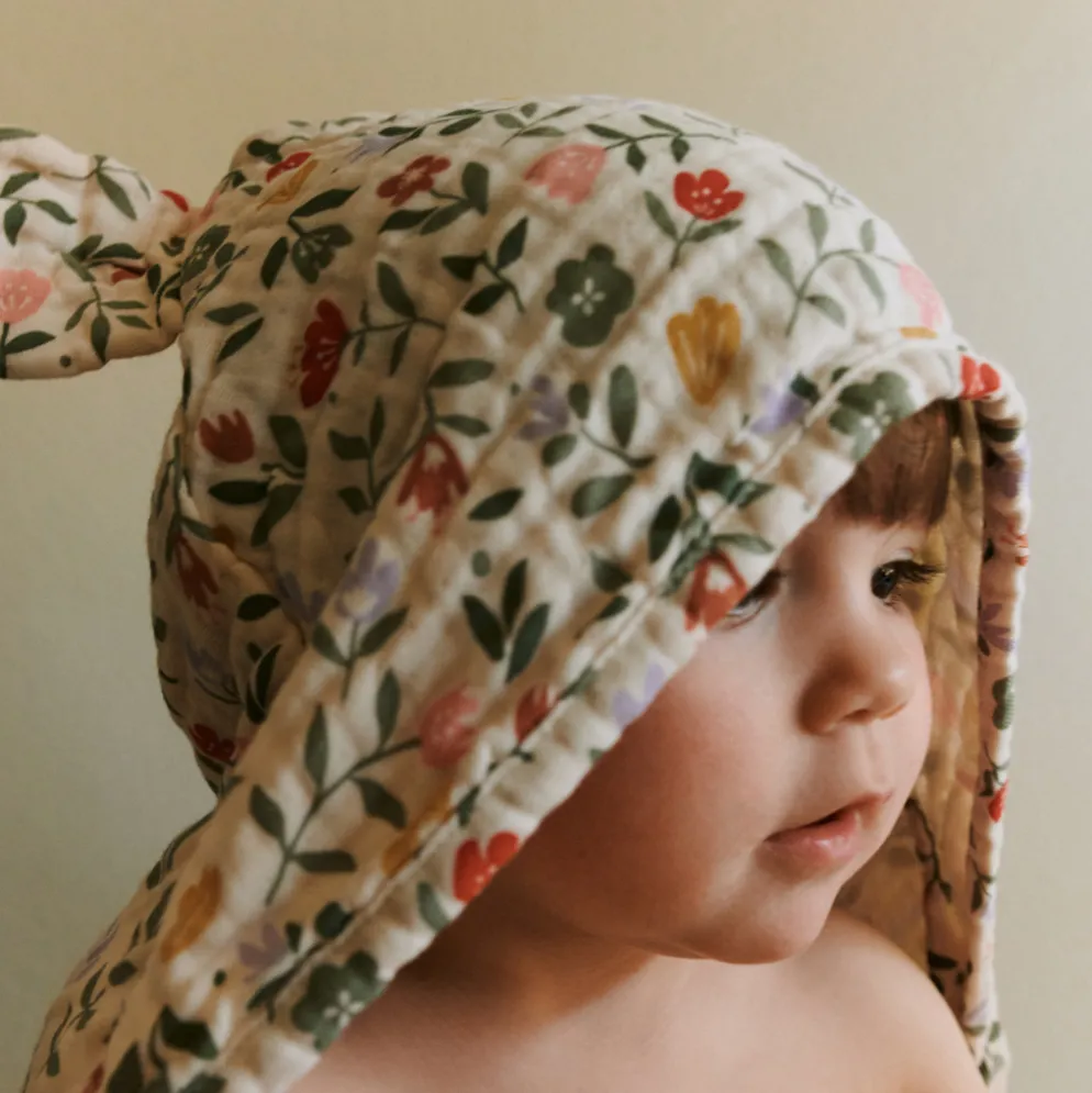 Dear April Balou Baby Kapuzenhandtuch Flower Market